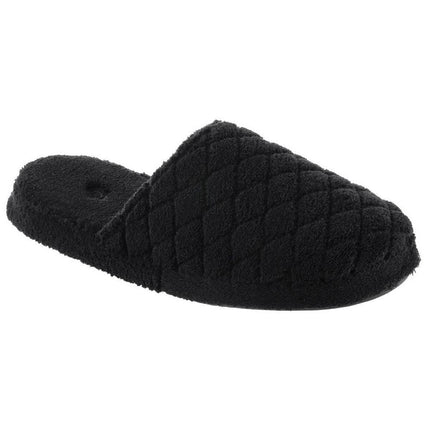 Acorn Women's Clog - Contoured Footbed Spa Quilted, Black, Small | A20123BLKWS ,