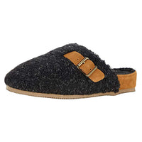 Acorn Women's Clog - Ela Cozy Recycled Berber Upper, Black, Small | A21202BLKWS ,