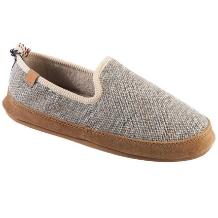 Acorn Women’s Loafer - Bristol Lightweight Knitted Pebble, X-Large | A20015PEBWXL ,