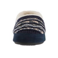 Acorn Women's Moc Slippers - Knit Uppers Cozy, Nordic Blue, Medium | A18605NOBWM ,