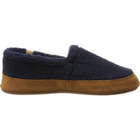 Acorn Women’s Moc Slippers - Original Cozy, Navy Popcorn, Small | A10080NPCWS ,
