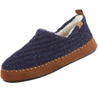 Acorn Women’s Moc Slippers - Sustainable Camden Navy, Large | A19019NBLWL ,