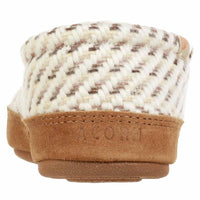 Acorn Women’s Moc Slippers - Textured Weatherproof Cozy, Ewe, Medium | A10080EWEWM ,