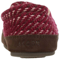 Acorn Women’s Moc Slippers - Textured Weatherproof, Garnet, X-Large | A10080GARWXL ,
