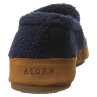 Acorn Women's Moc Slipperss - Memory Foam, Navy Popcorn, Medium | A10080NPCWM ,