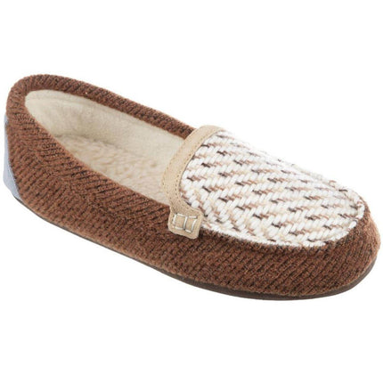 Acorn Women’s Moccasin - Andover Driver Buckskin Textured Comfort, XL | A20133SKNWXL ,