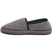 Acorn Women’s Moccasins - Woven Trim Comfort Stormy Grey, Small | A19011STGWS ,