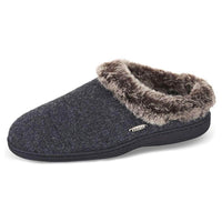 Acorn Women's Slipper - Chinchilla Ragg Clog Dark Charcoal Heather | A17101 ,