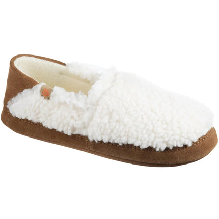 Acorn Women's Slippers - Moc II Buff Popcorn Collapsible Heel, Small | A20132ACCWS ,