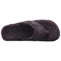 Acorn Women's Slippers - Spa Thong with Memory Foam, Ink, Medium | A10454INKWM ,