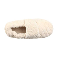 Acorn Women's Spa Slippers - Terry Adjustable Wrap, Natural, Medium | A10631-AAH-M ,