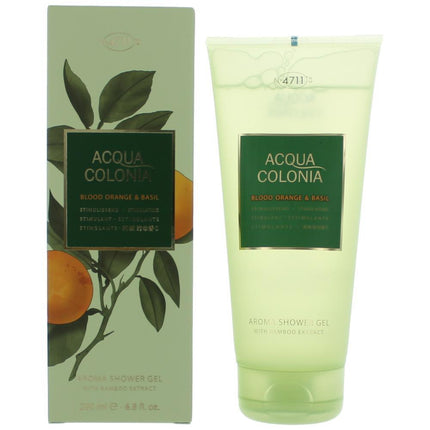 Acqua Colonia Blood Orange & Basil by 4711, 6.8 oz Shower Gel for Unisex ,