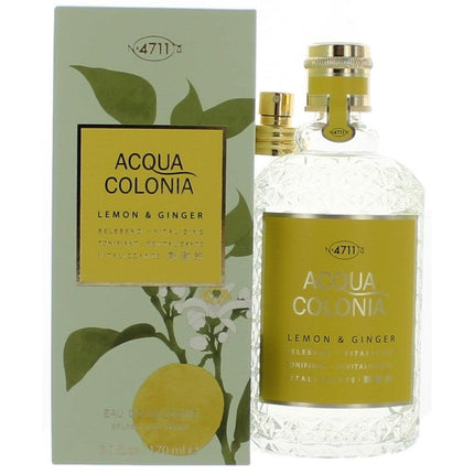 Acqua Colonia Lemon & Ginger by 4711, 5.7 oz Eau De Cologne Splash/Spray Unisex ,