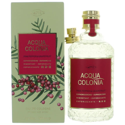 Acqua Colonia Pink Pepper and Grapefruit by 4711, 5.7 oz Eau De Cologne Splash/Spray for Unisex ,
