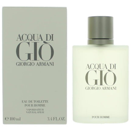 Acqua Di Gio by Giorgio Armani, 3.4 oz Eau De Toilette Spray for Men ,