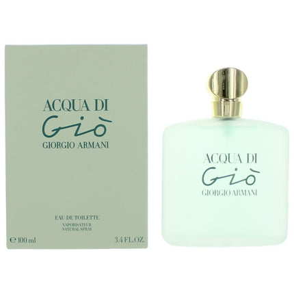 Acqua Di Gio by Giorgio Armani, 3.4 oz Eau De Toilette Spray for Women ,