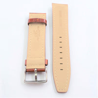 Adee Kaye Unisex 22mm Rich Brown Genuine Leather Band ,