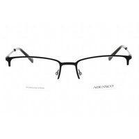 Adensco Men's Eyeglasses - Half Rim Matte Black Rectangular Frame | AD 136 0003 00 ,