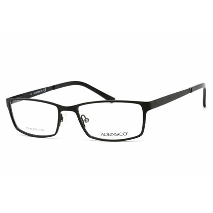 Adensco Men's Eyeglasses - Semi Matte Black Metal Rectangular Frame | Ad 111 0003 00 ,