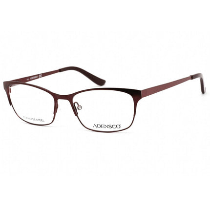 Adensco Unisex Eyeglasses - Burgundy Full Rim Rectangular Frame | Ad 211 0YAN 00 ,