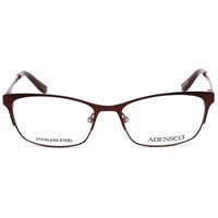 Adensco Unisex Eyeglasses - Burgundy Full Rim Rectangular Frame | Ad 211 0YAN 00 ,