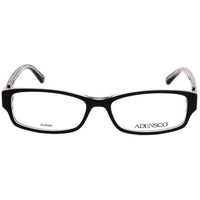 Adensco Women's Eyeglasses - Black Plum Full Rim Rectangular Frame | Jan 0JJT 00 ,