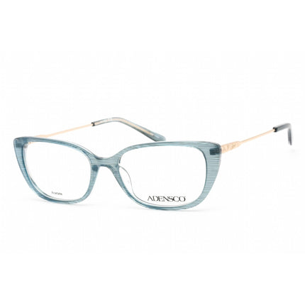 Adensco Women's Eyeglasses - Blue Crystal Acetate Cat Eye Shape Frame | AD 242 0OXZ 00 ,