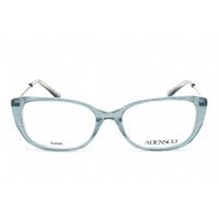 Adensco Women's Eyeglasses - Blue Crystal Acetate Cat Eye Shape Frame | AD 242 0OXZ 00 ,
