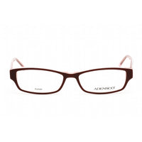 Adensco Women's Eyeglasses - Burgundy and Pink Rectangular Acetate | Ad 212 0DS9 00 ,