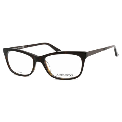 Adensco Women's Eyeglasses - Dark Havana Full Rim Rectangular Frame | Ad 215 0086 00 ,