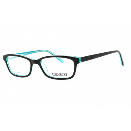 Adensco Women's Eyeglasses - Full Rim Black Turquoise Plastic Frame | Amanda 0DB5 00 ,