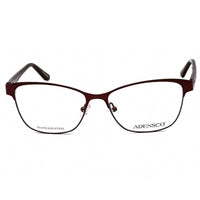 Adensco Women's Eyeglasses - Matte Plum Full Rim Frame Clear Lens | AD 224 0U7I 00 ,