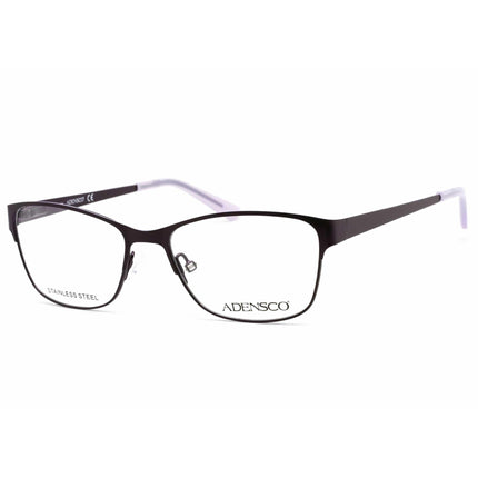 Adensco Women's Eyeglasses - Purple Rectangular Frame Clear Demo Lens | Ad 205 0ETE 00 ,