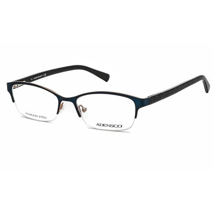 Adensco Women's Eyeglasses - Satin Navy Half Rim Frame Clear Lens | Ad 200 0DA4 00 ,