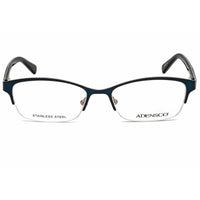 Adensco Women's Eyeglasses - Satin Navy Half Rim Frame Clear Lens | Ad 200 0DA4 00 ,