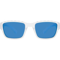 Adidas Men's Sunglasses - Crystal Rectangular Frame Blue Lens | ADIDAS SP0007 26X ,