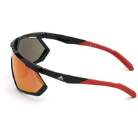 Adidas Men's Sunglasses - Shiny Black Frame Roviex Mirrored Lens | ADIDAS SP0001 01L ,