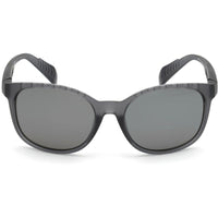 Adidas Unisex Sunglasses - Grey Frame Smoke Mirror Polarized Lens | ADIDAS SP0011 20D ,
