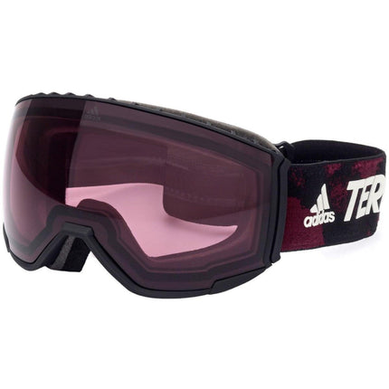 Adidas Unisex Sunglasses - Matte Black Plastic Frame Bordeaux Lens | ADIDAS SP0039 02S ,