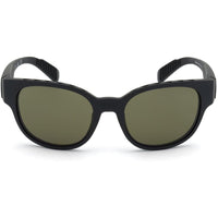 Adidas Unisex Sunglasses - Matte Black Plastic Frame Green Lens | ADIDAS SP0009 02N ,