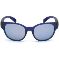 Adidas Unisex Sunglasses - Matte Violet Plastic Mirrored Lens | ADIDAS SP0009 82Z ,