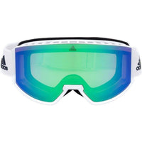 Adidas Unisex Sunglasses - White Plastic Frame Green Mirror Lens | ADIDAS SP0040 21Q ,
