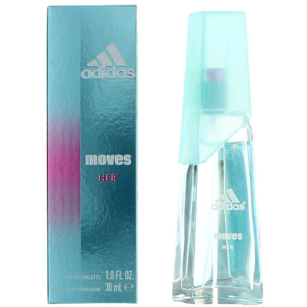 Adidas Women's Eau De Toilette Spray - Moves with Light-Hearted Fragrance, 1 oz ,