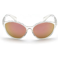 Adidas Women's Sunglasses - Crystal Cat Eye Frame Brown Lens | ADIDAS SP0012 26G ,