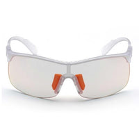 Adidas Women's Sunglasses - Crystal Plastic Half Rim Shield Frame| ADIDAS SP0003 26C ,