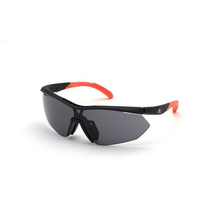 Adidas Women's Sunglasses - Matte Black Plastic Shield Frame | ADIDAS SP0016 02A ,