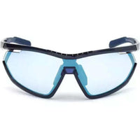 Adidas Women's Sunglasses - Shiny Blue Plastic Full Rim Frame | ADIDAS SP0002 92X ,