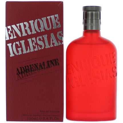 Adrenaline by Enrique Iglesias, 3.4 oz Eau De Toilette Spray for Men ,
