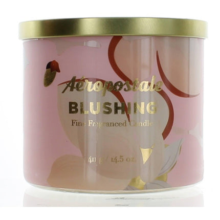 Aeropostale Candle Blushing - Soy Wax Blend 3 Wick Fine Fragranced, 14.5 oz ,