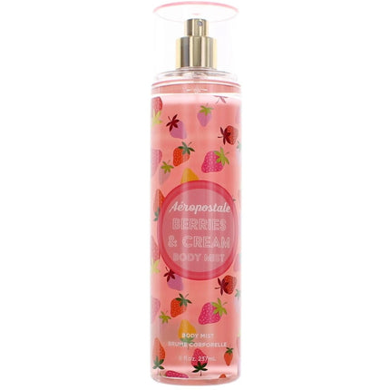 Aeropostale Women's Body Mist - Berries and Cream with Pink Florals Notes, 8 oz ,